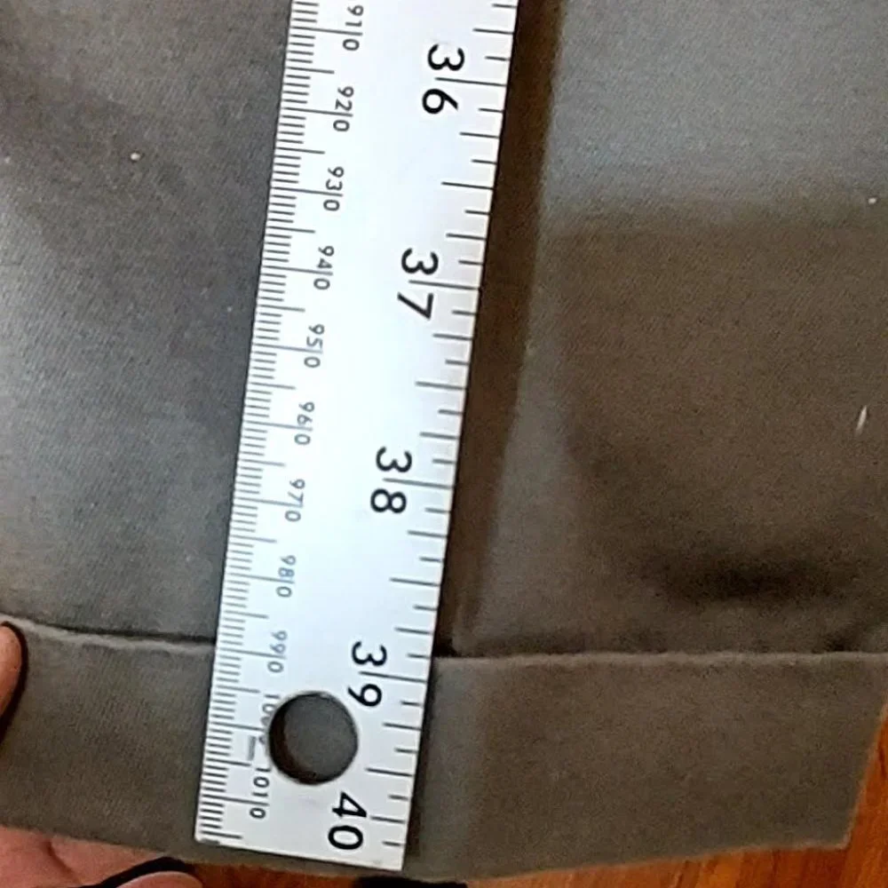 Gap Gapkhakis Relaxed Fit Mens Pants Gray 34-30 Casual/ Work Wear